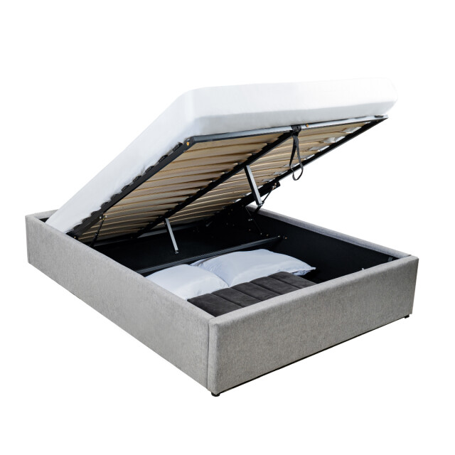 CaliCosy Kopie van opbergbed 140x190 cm met grijze stof romy 2979230 large