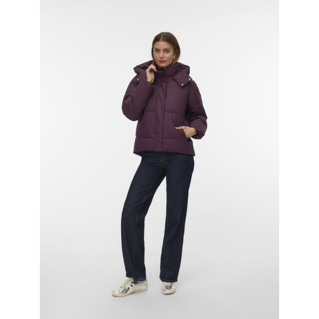 Vero Moda vmgretakylie short coated jacket no 10311315 winetasting 06111.680.0030 large