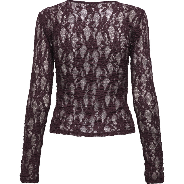 Only Onlalba l/s lace top jrs decadent chocolate 15363763-215570 large Only Onlalba l/s lace top jrs decadent chocolate 15363763-215570 large