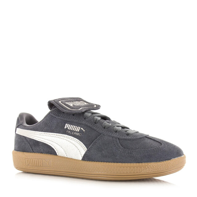 Puma Palermo premium metallic dusky gray lage sneakers dames 404021-02 large