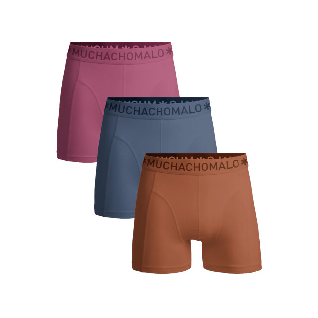 Muchachomalo Jongens 3-pack boxershorts SOLID1010-674J large