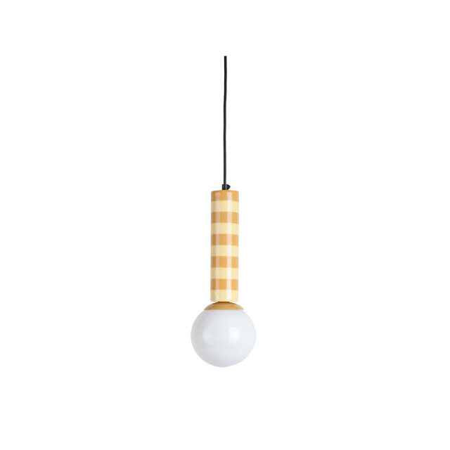 Leitmotiv hanglamp rayado ochre yellow & soft yellow 3259615 large