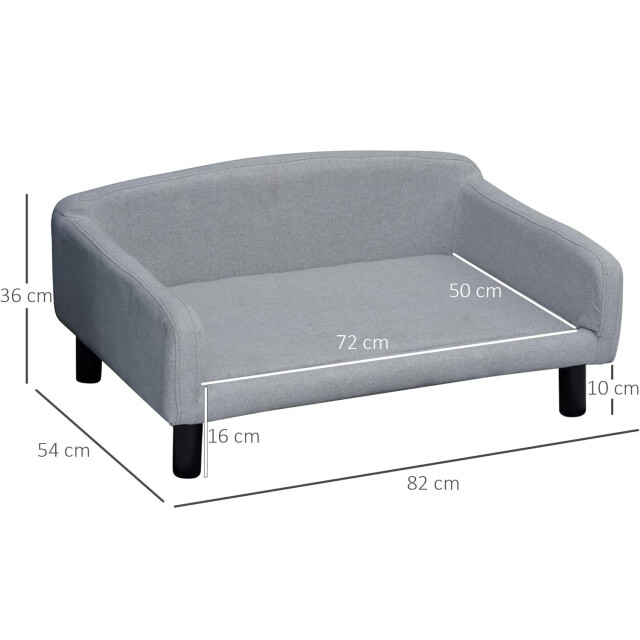 4goodz Katten- en hondenbank met houten poten 82x54x36 cm - 3364929 large 4goodz Katten- en hondenbank met houten poten 82x54x36 cm - 3364929 large