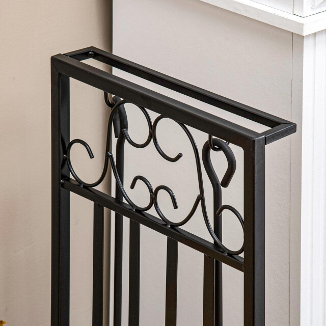 Homcom Brandhoutrek met openhaard gereedschap 3364919 large