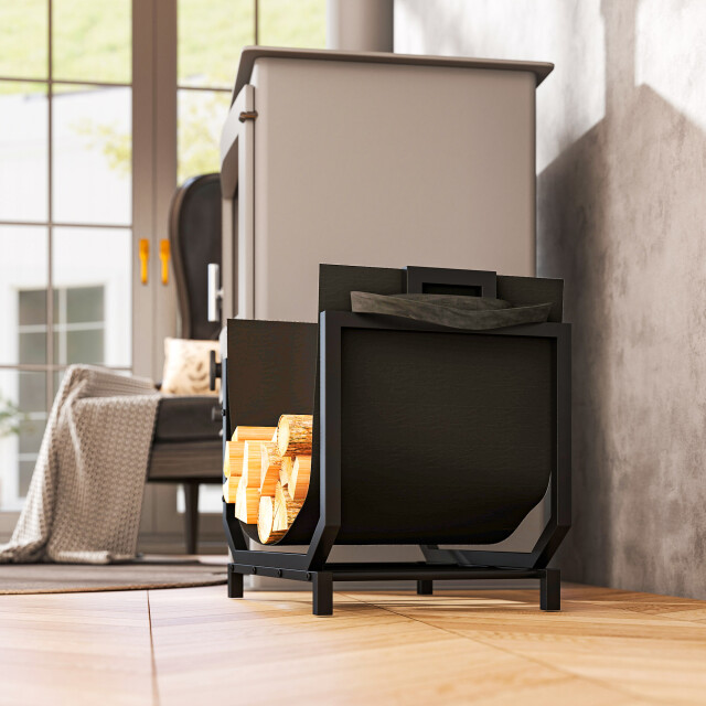 4goodz Outsunny brandhoutrek haardhout opslag binnen met zak - 3364935 large 4goodz Outsunny brandhoutrek haardhout opslag binnen met zak - 3364935 large