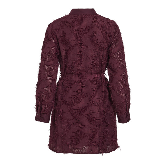 Vila Vimisanja ls short shirt dress bordeaux 4409.47.0005 large