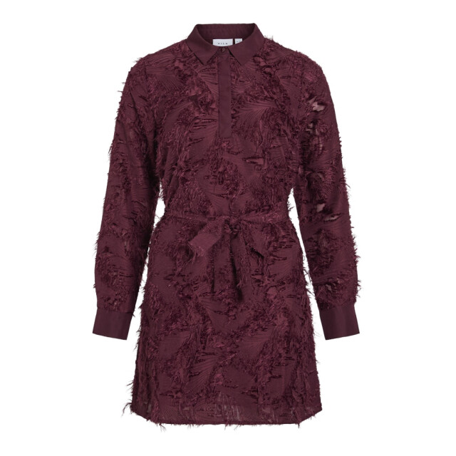 Vila Vimisanja ls short shirt dress bordeaux 4409.47.0005 large
