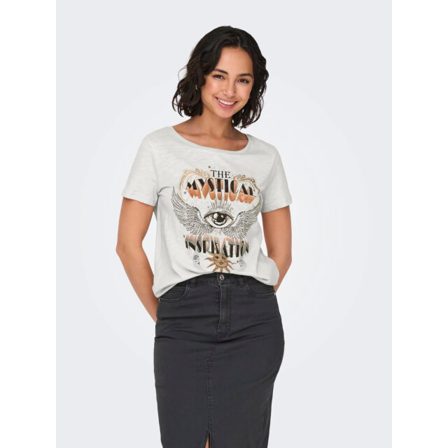 Jacqueline de Yong Vupti slub ss o neck t-shirt 15330631 large