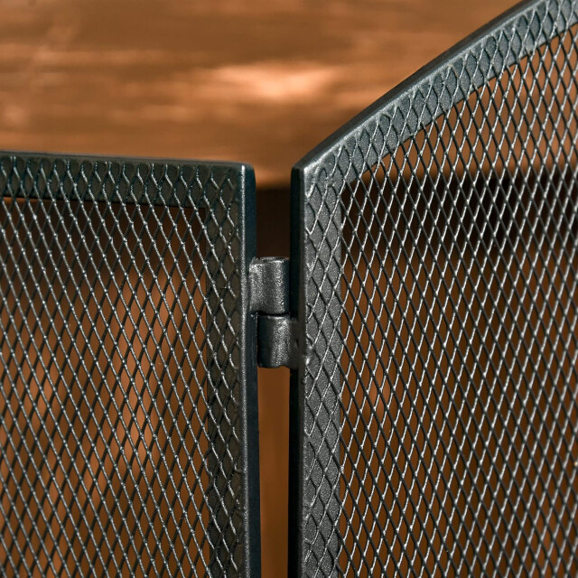 Homcom Haardscherm vonkenscherm opvouwbaar - 3364921 large