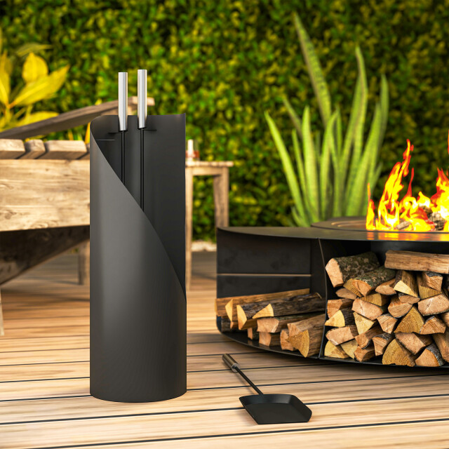 4goodz Haardset 4-delig openhaard gereedschap metaal - 3364934 large