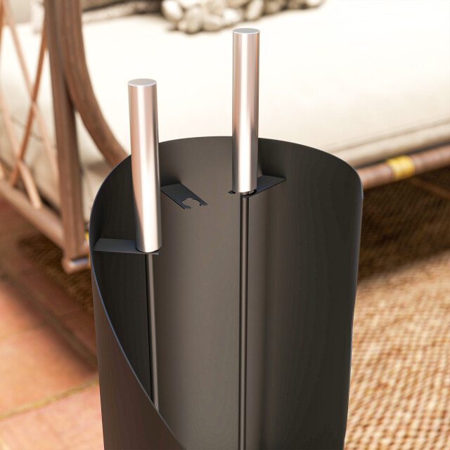 4goodz Haardset 4-delig openhaard gereedschap metaal - 3364934 large