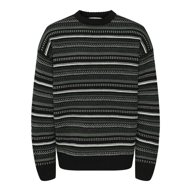 Only & Sons Onsroy rlx ls crew knit 22035125 large