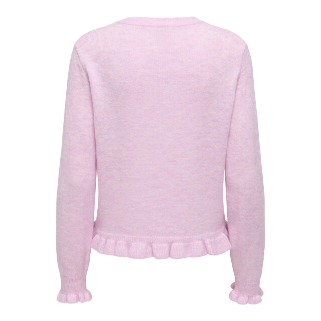 Jacqueline de Yong letty l/s on frill cardigan knt 15363485 lady 06741.620.0025 large