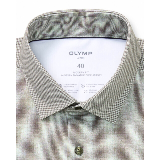Olymp Luxor 24/7 modern fit dress shirt 108035-001-43 large