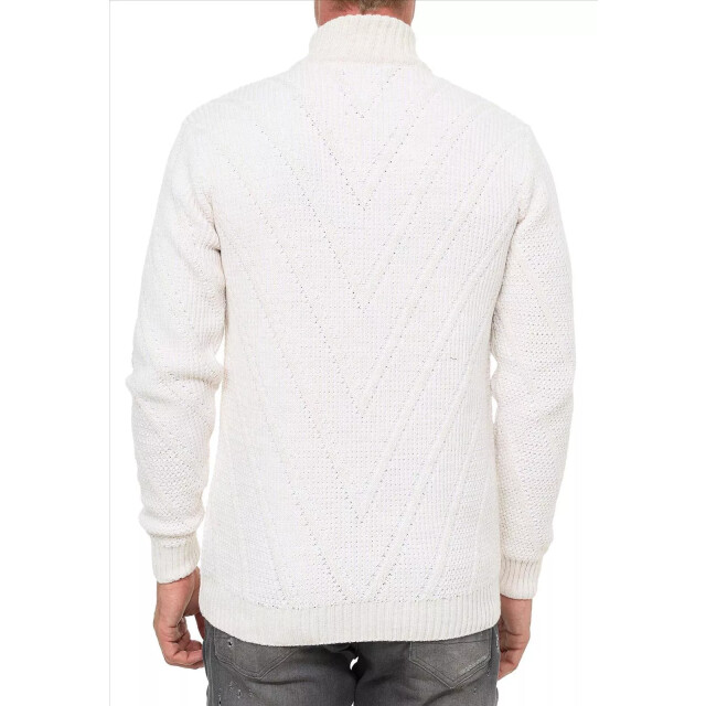 Rusty Neal heren vest kabel ivoor gebreid italianstyle 13446 large