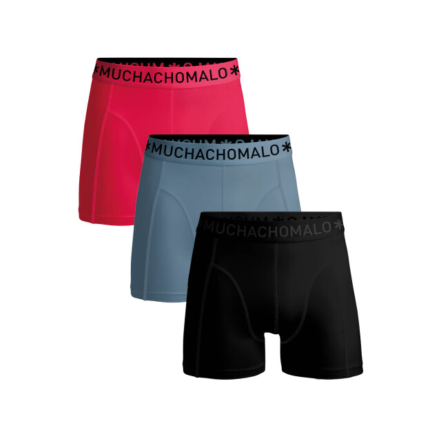Muchachomalo Heren 3-pack boxershorts U-SOLID1010-1210 large