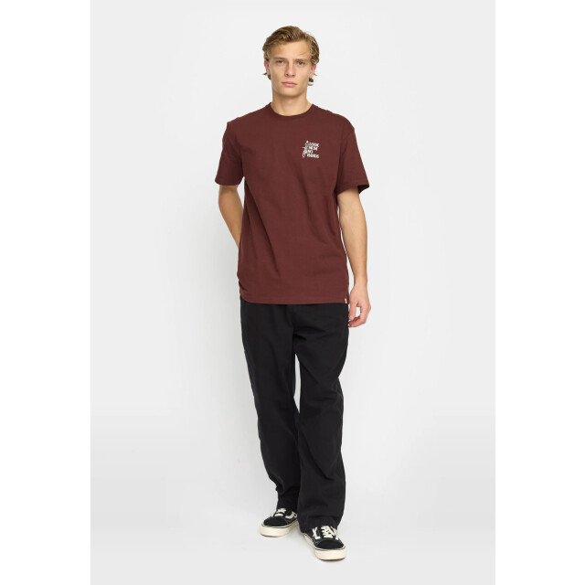 Revolution Application t-shirt burgundy 1428 MUM-BURGUNDY large