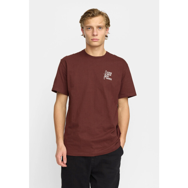 Revolution Application t-shirt burgundy 1428 MUM-BURGUNDY large