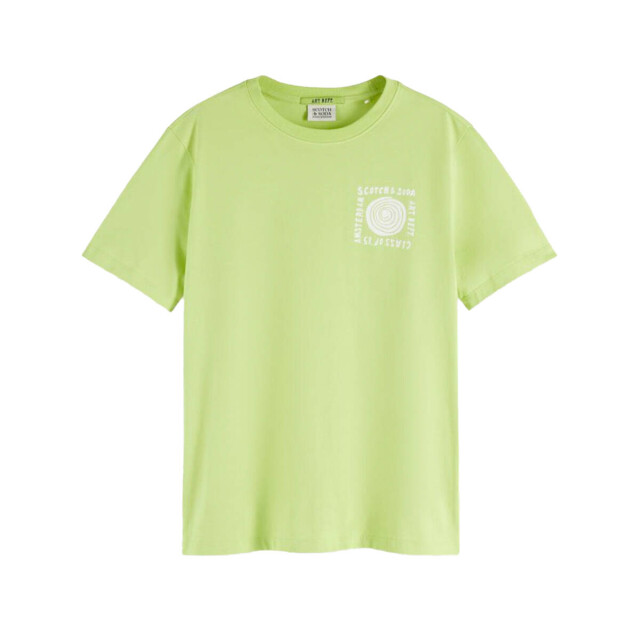 Scotch & Soda T-shirt u9a00816t Scotch & Soda T-shirt voor Dames in de kleur Groen - Maat XL voor Dames in de kleur Groen - Maat XL large