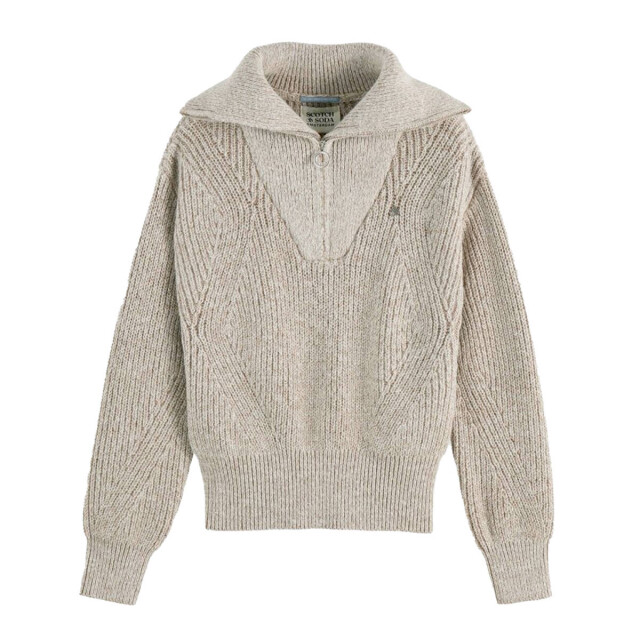 Scotch & Soda Pullover u9b01037t Scotch & Soda Pullover voor Dames in de kleur Zand - Maat XS large