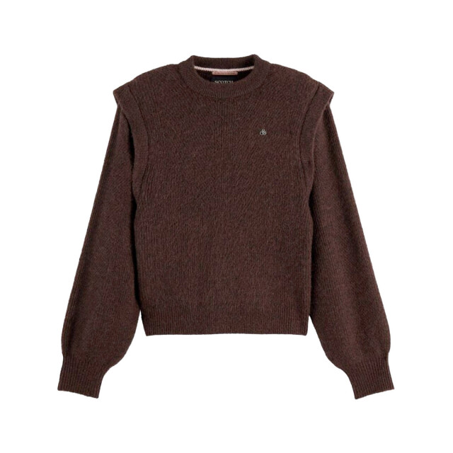 Scotch & Soda Pullover u9b01023t Scotch & Soda Pullover voor Dames in de kleur Bruin - Maat XS large