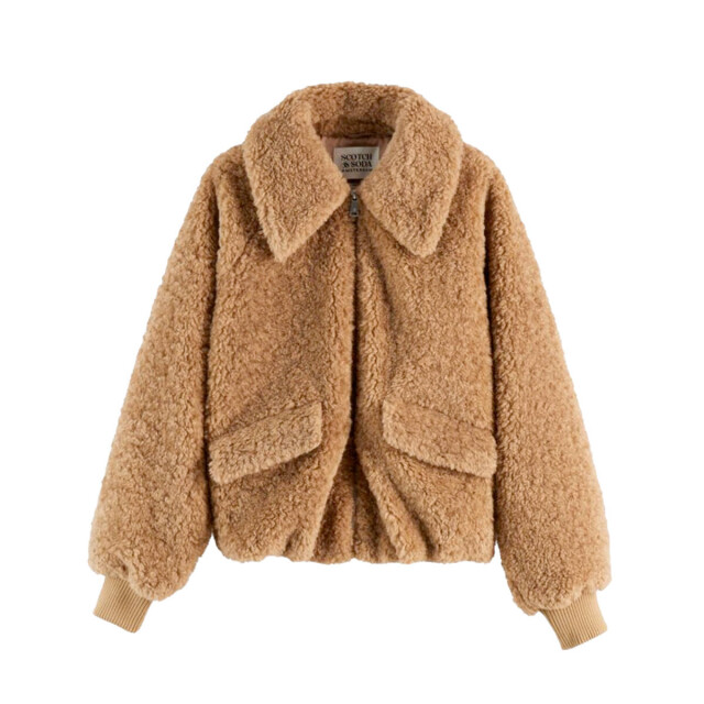 Scotch & Soda Jasje u9g00921t Scotch & Soda Jasje voor Dames in de kleur Bruin - Maat XS voor Dames in de kleur Bruin - Maat XS large