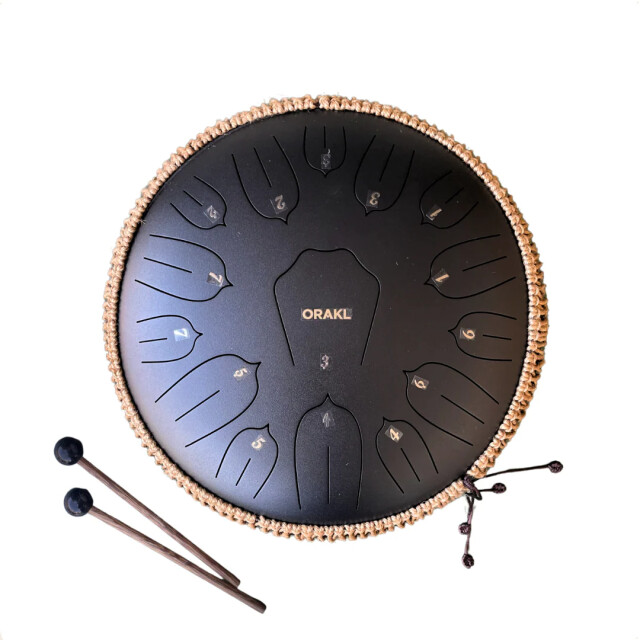 Orakl Steel tongue drum elysium kosmisch zwart 3371367 large