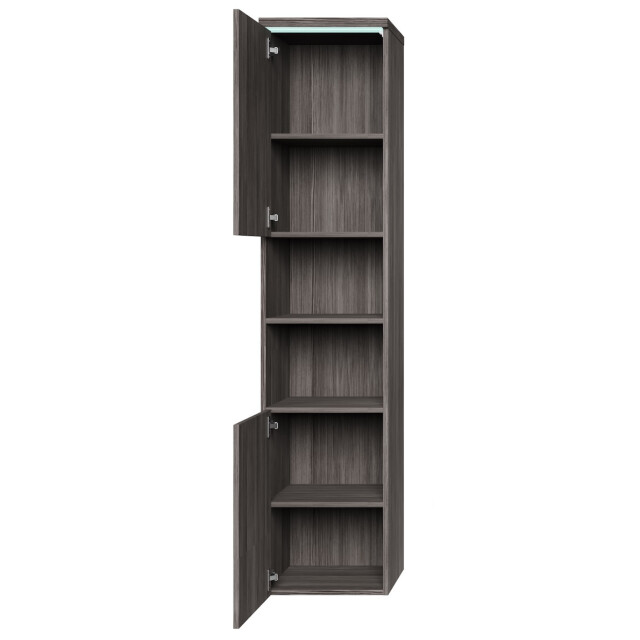 Badplaats Badkamerkast paso 35 x 35 x 160 cm grijs hangende kolomkast 3181283 large