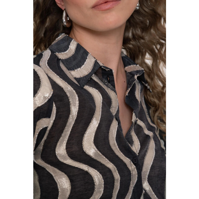 Geisha 53915-20 999 blouse black/gold 53915-20 999 large