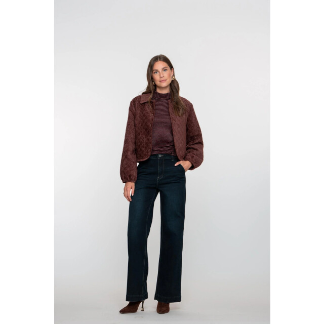 Geisha 51803-10 880 jeans wide dark blue black denim 51803-10 880 large