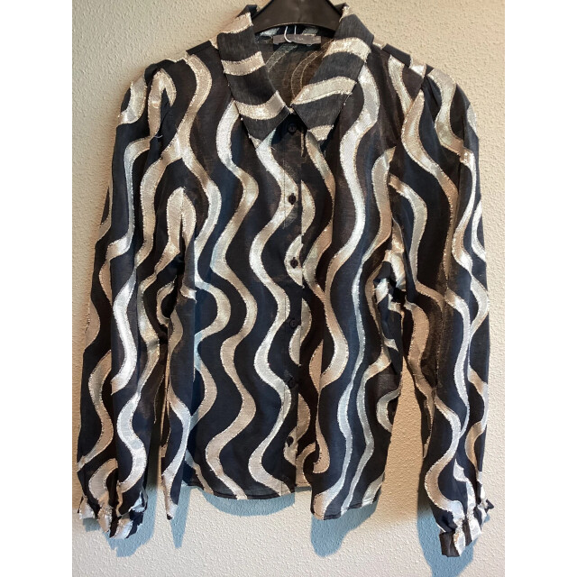 Geisha 53915-20 999 blouse black/gold 53915-20 999 large