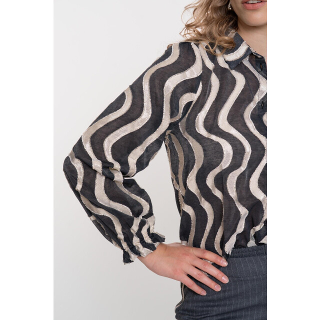 Geisha 53915-20 999 blouse black/gold 53915-20 999 large