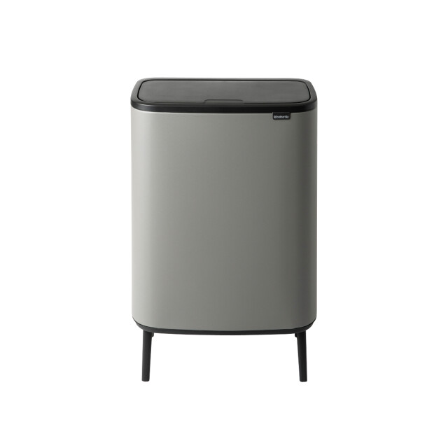 Brabantia Bo touch bin hi afvalemmer 2 x 30 liter mineral concrete grey 130663 large