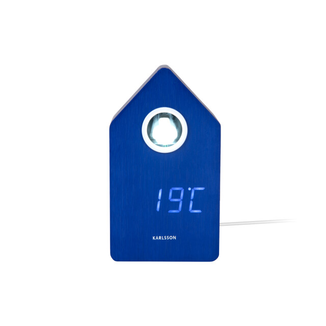 Karlsson wekker cuckoo led cobalt blue 3259413 large