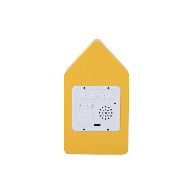 Karlsson wekker cuckoo led mango yellow 3259412 large