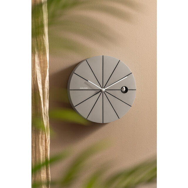 Karlsson wandklok destacado cuckoo dark grey w. black- Ø28cm 3259484 large