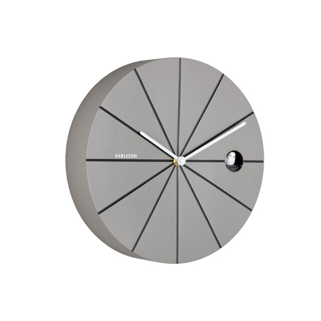 Karlsson wandklok destacado cuckoo dark grey w. black- Ø28cm 3259484 large