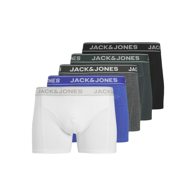 Jack & Jones Heren plus size boxershorts trunks jacblack friday 5-pack multicolor 12291515-Black large