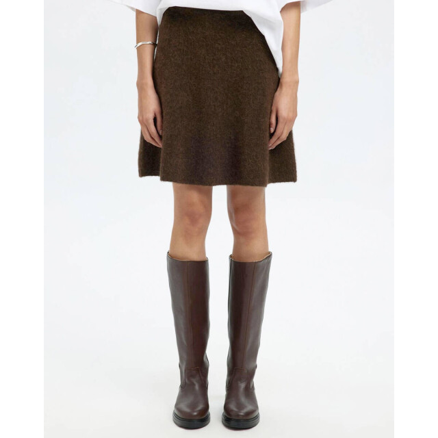 Selected Femme Rok 16099366 lulu Selected Femme Rok voor Dames in de kleur Donker bruin - Maat XS voor Dames in de kleur Donker bruin - Maat XS large