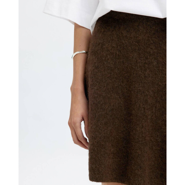 Selected Femme Rok 16099366 lulu Selected Femme Rok voor Dames in de kleur Donker bruin - Maat XS voor Dames in de kleur Donker bruin - Maat XS large