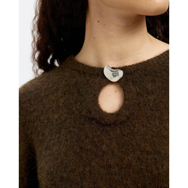 Selected Femme Pullover 16099367 lulu Selected Femme Pullover voor Dames in de kleur Donker bruin - Maat XL voor Dames in de kleur Donker bruin - Maat XL large