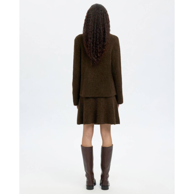 Selected Femme Pullover 16099367 lulu Selected Femme Pullover voor Dames in de kleur Donker bruin - Maat XL voor Dames in de kleur Donker bruin - Maat XL large