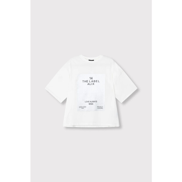 Alix The Label 2511819456 foil print t-shirt 2511819456 foil print T-shirt large