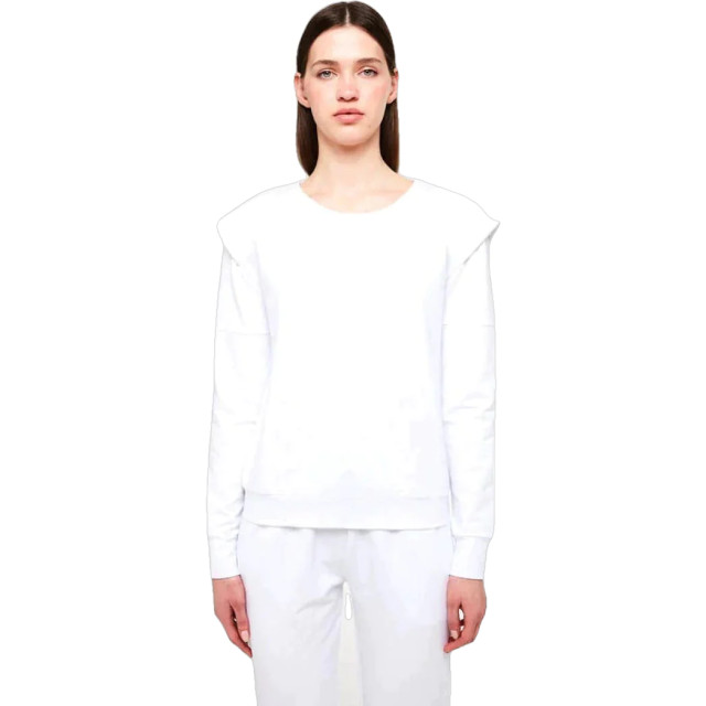 WB Comfy dames sweatshirt lange mouw 2209 - W - SSWW- white-XXL large