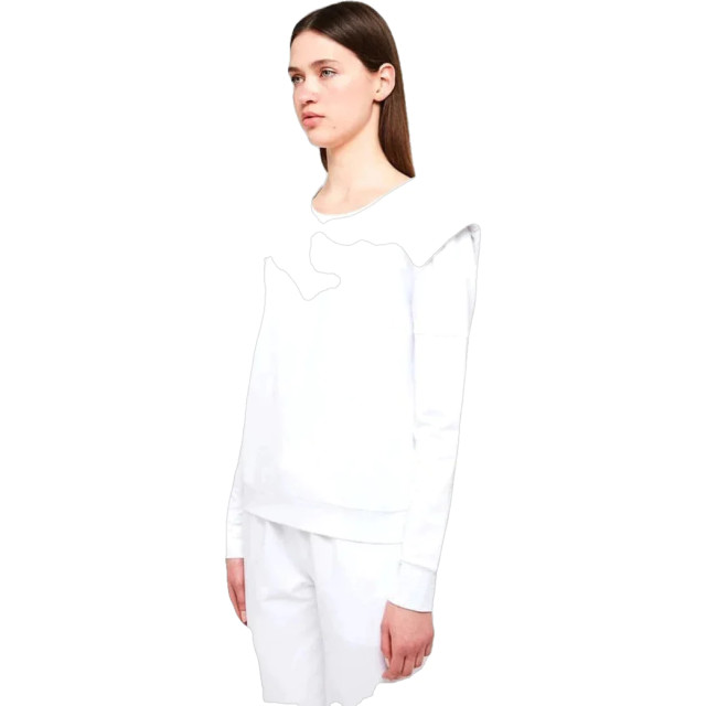 WB Comfy dames sweatshirt lange mouw 2209 - W - SSWW- white-XXL large