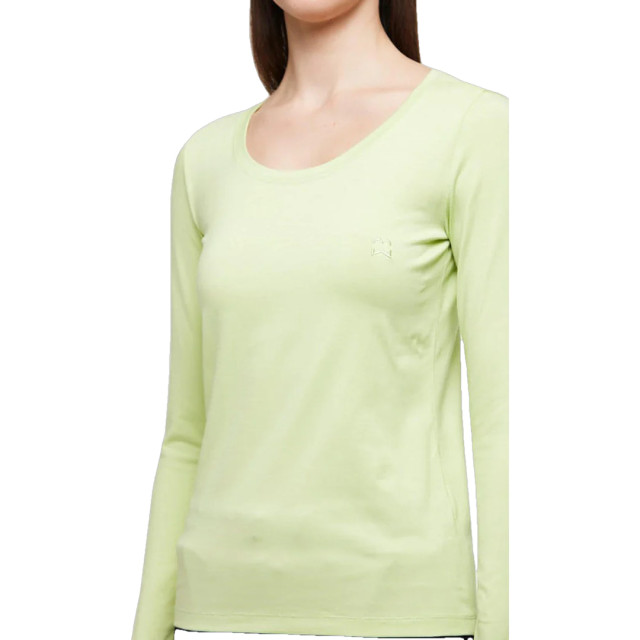 WB Wb comfy dames shirt lange mouw ronde hals 2203 - W - BLS - L.Green large