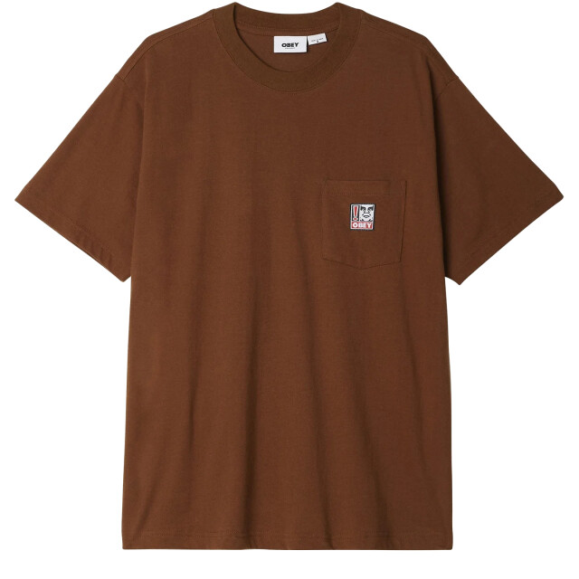 OBEY Casual t-shirt heren 131080287-SIL large