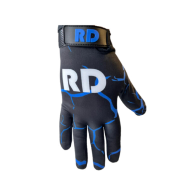 RD Sportswear Fietshandschoenen Basic Line blue Cracks large