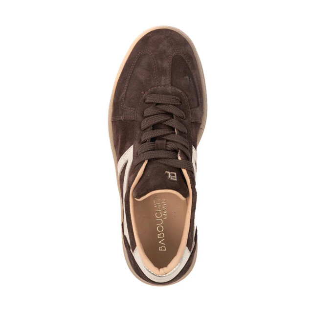 Babouche Liva sneakers dames dark brown lage sneakers dames Liva-48 58 large