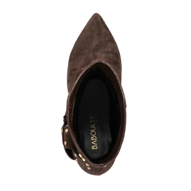 Babouche Anine enkellaarzen dark brown enkellaars met hak dames G anine 2 58 large